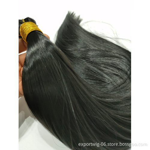 22inch synthetic silky bone straight hair bulk crochet braiding hair braid silky straight pre stretched braiding hair bulk